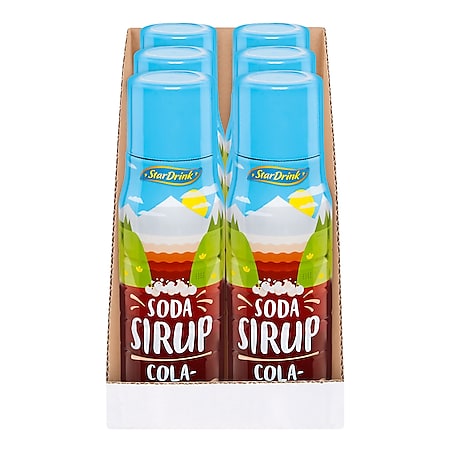 Stardrink Soda Sirup Cola 0,5 Liter, 6er Pack - Bild 1