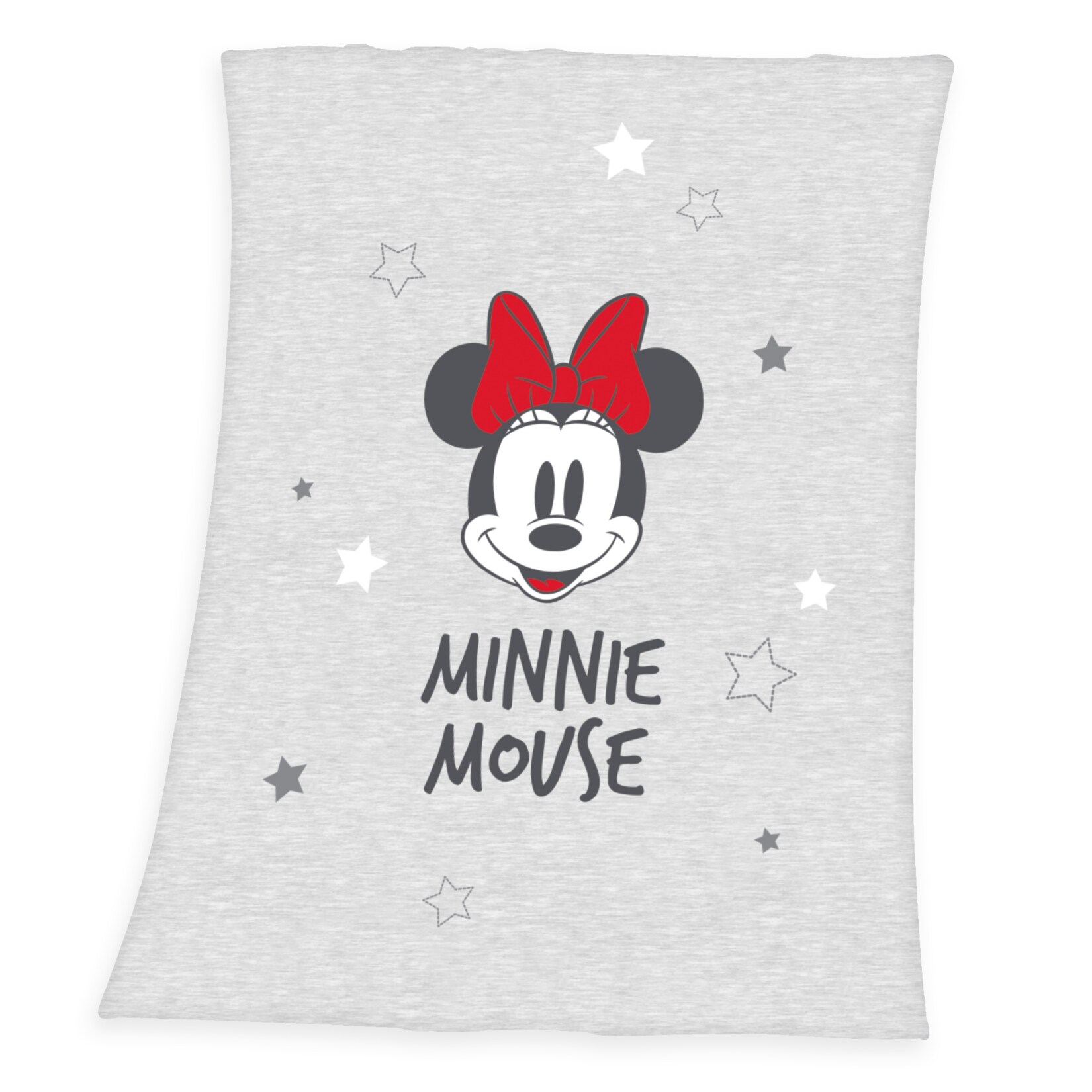 Disney's Minnie Mouse Kuscheldecke, wei&szlig;/grau - Bild 1