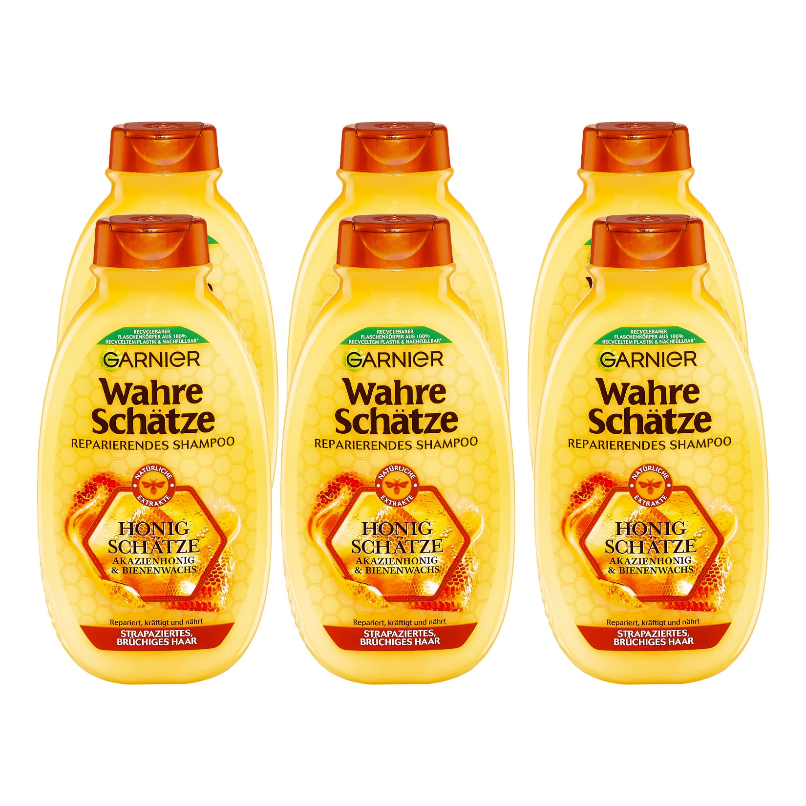 Garnier Wahre Sch&auml;tze Shampoo Honig 250 ml, 6er Pack - Bild 1