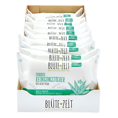 BLÜTE-ZEIT Reinigungstücher Aloe-Vera 25 ST, 10er Pack - Bild 1