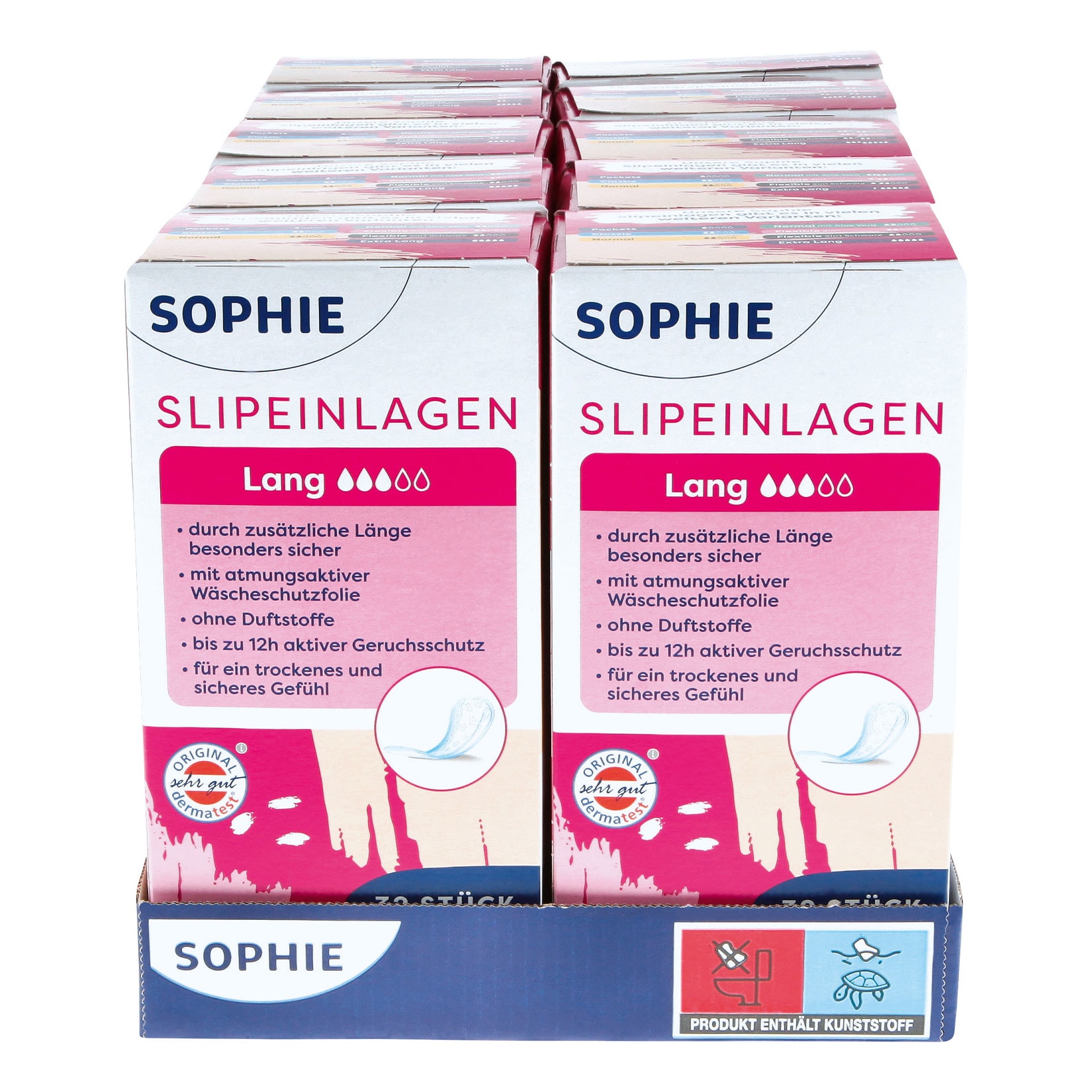 Sophie Slipeinlagen Lang 32 St&uuml;ck, 10er Pack - Bild 1