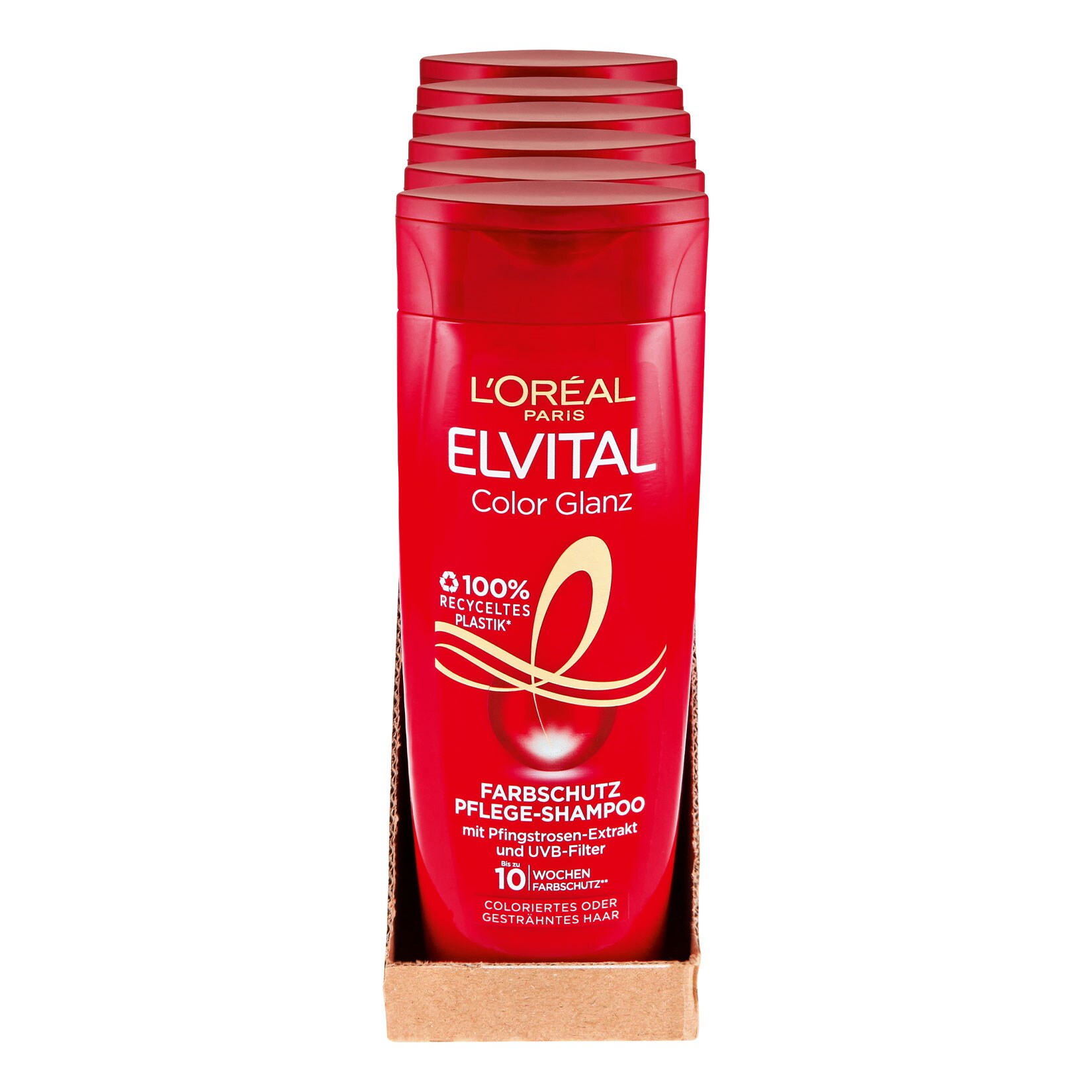 L'Oreal Elvital Sp&uuml;lung Color-Glanz 250 ml, 6er Pack - Bild 1