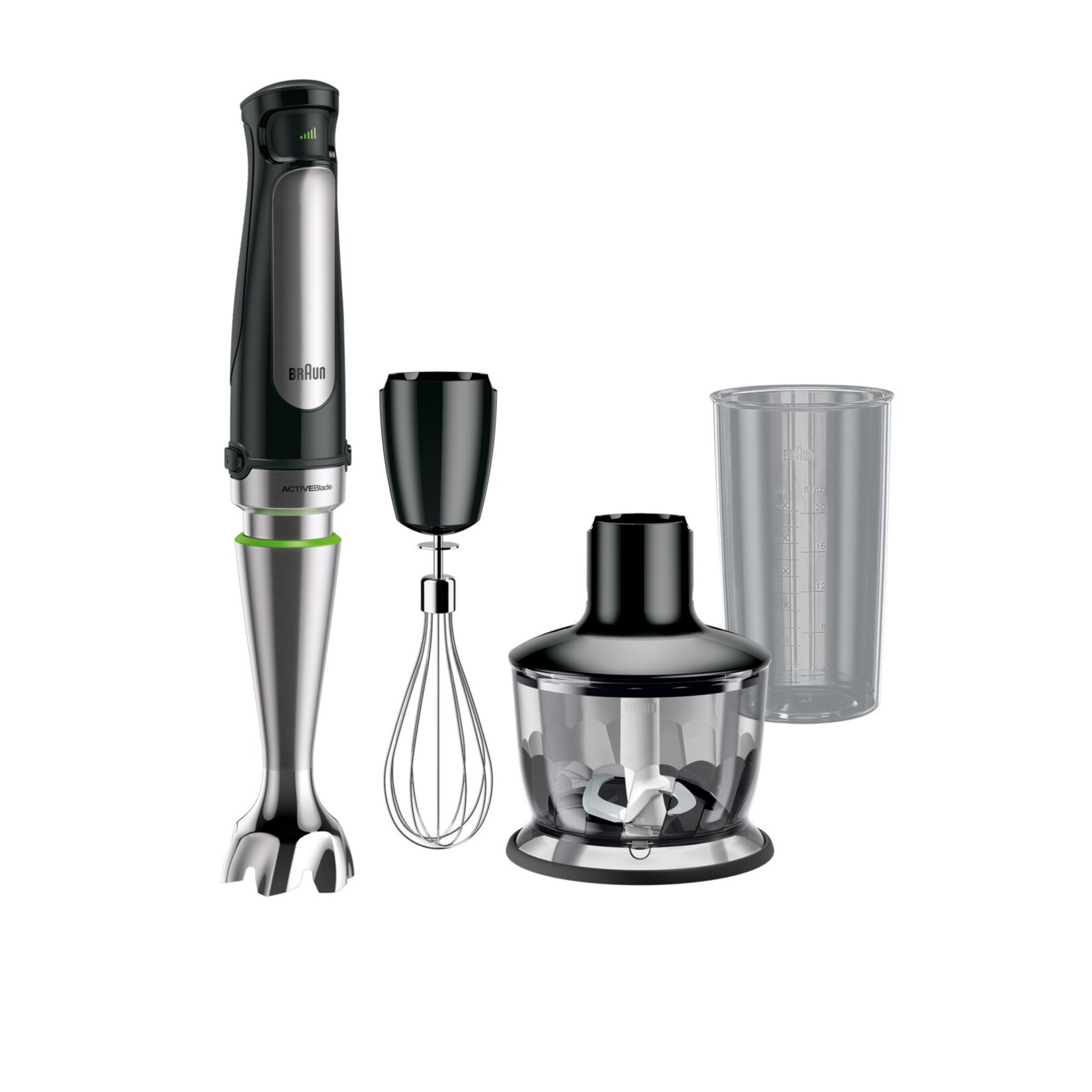 BRAUN Stabmixer MQ7035X MultiQuick7 Premium Schwarz / Edelstahl - Bild 1
