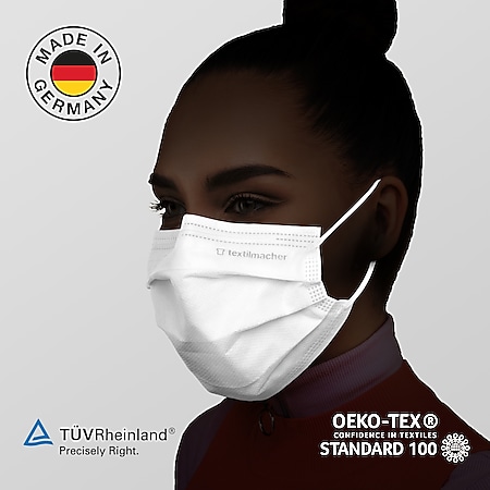 Germany  Maske Deutschland Mund-Nasenschutz waschbar textil sehr gute Qualität 