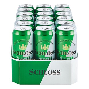 Schloss Pilsener 4,9 % vol 0,5 Liter Dose, 18er Pack - Bild 1