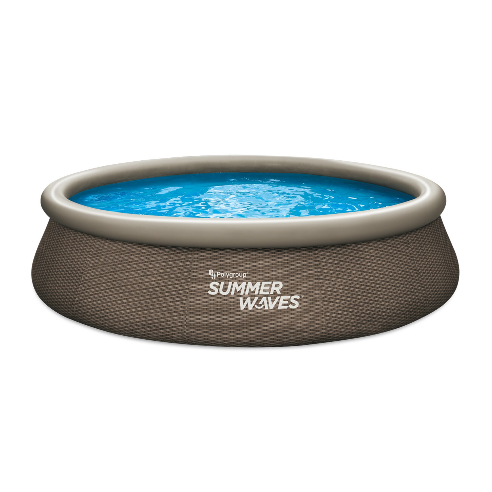 Summer Waves Quick Pool 396×84 cm, rattan braun | 04895215117584