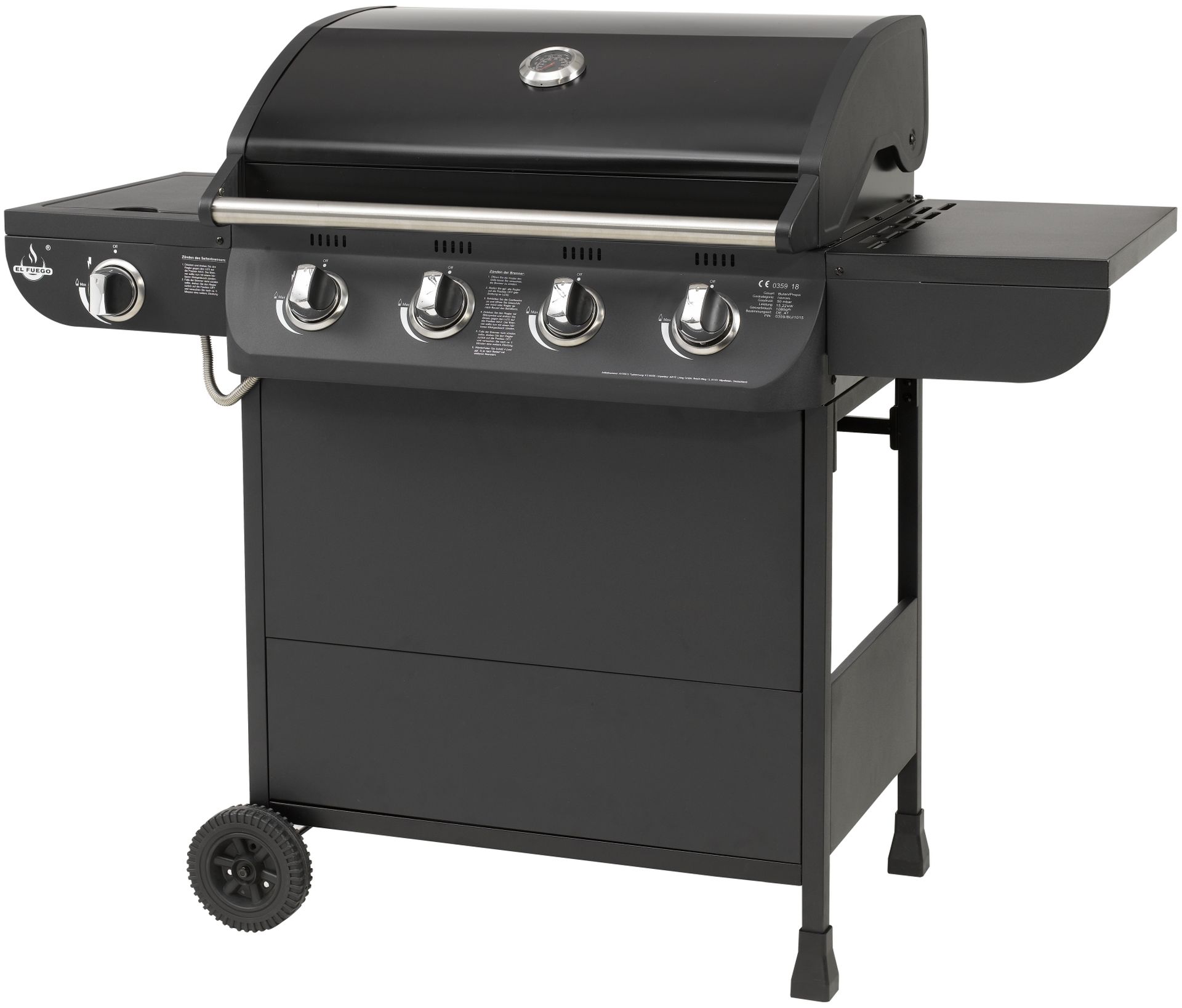 El Fuego Gasgrill Columbus 4+1 - Bild 1