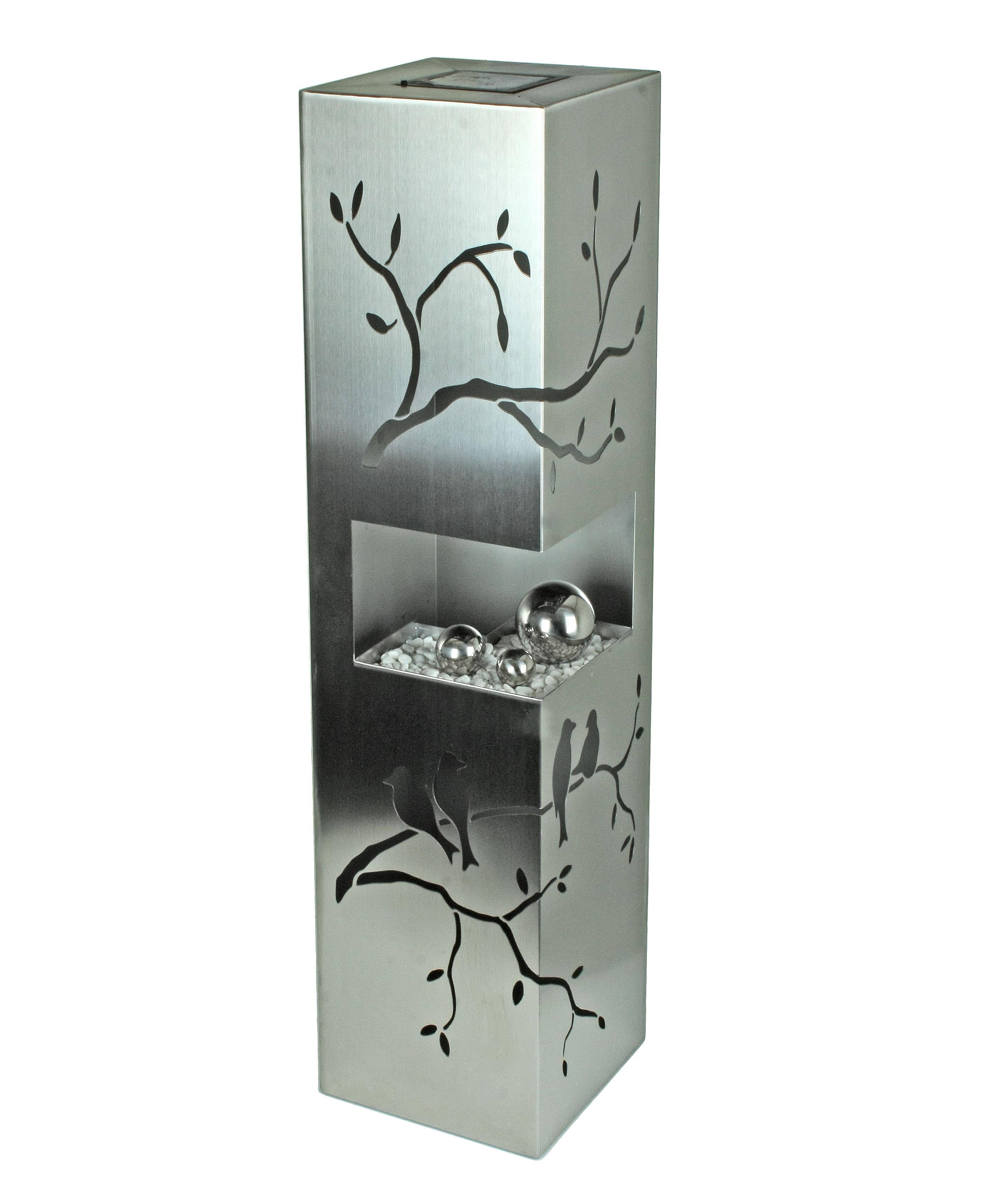 Garden Pleasure S&auml;ule V&ouml;gel auf Zweig - Bild 1