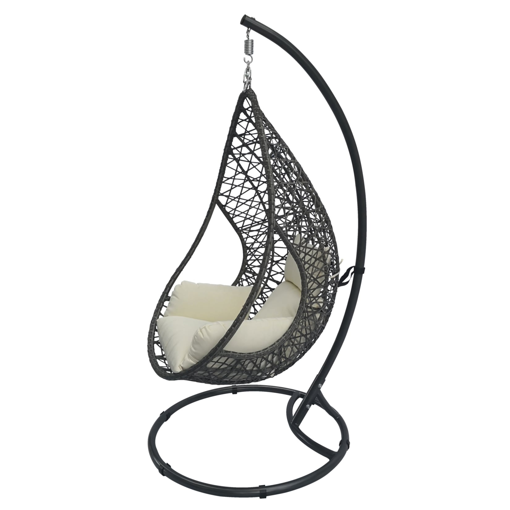 Greemotion H&auml;ngesessel Kuba anthrazit/wei&szlig; - Bild 1