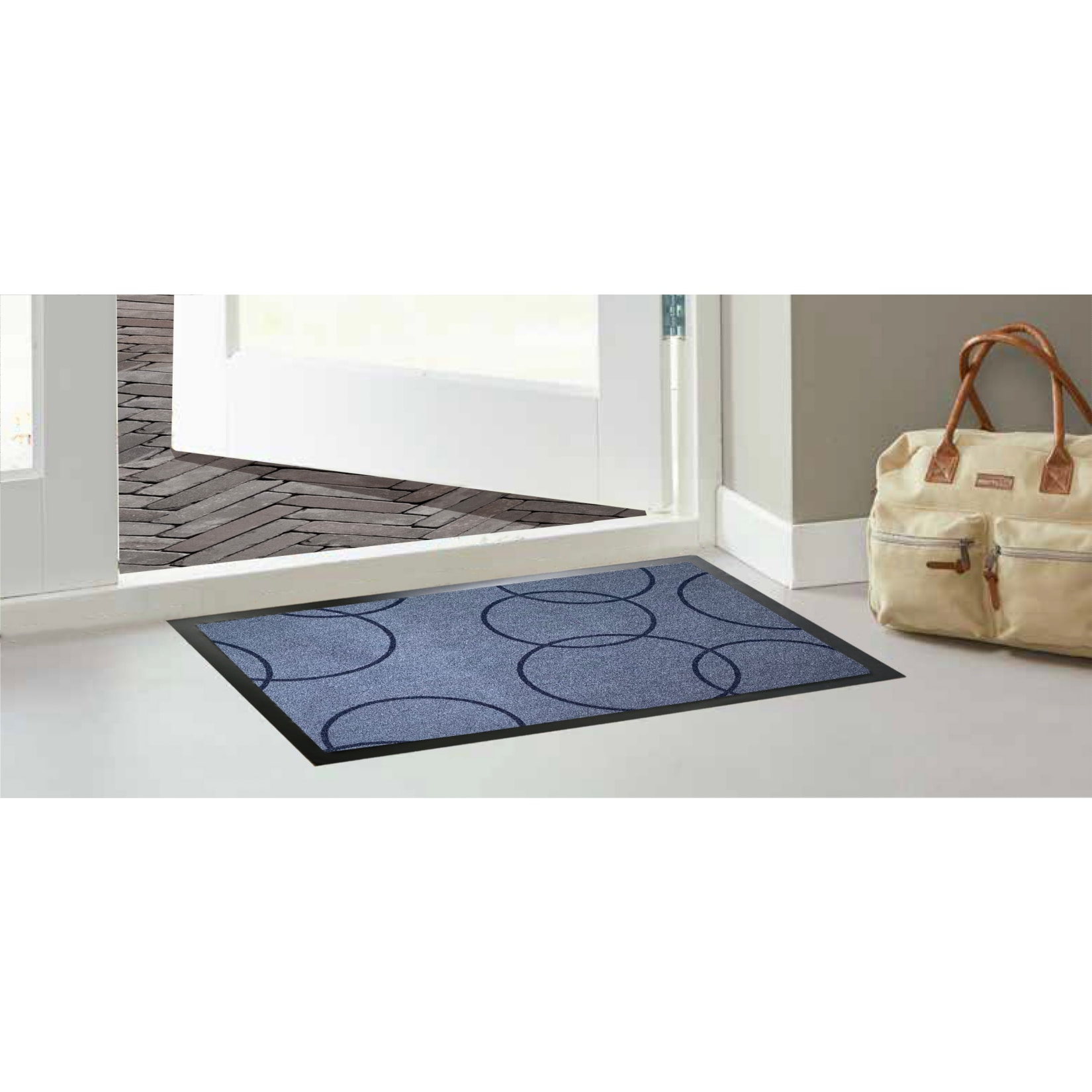 Schmutzfangmatte ca. 90x150 cm, Kreise - Bild 1