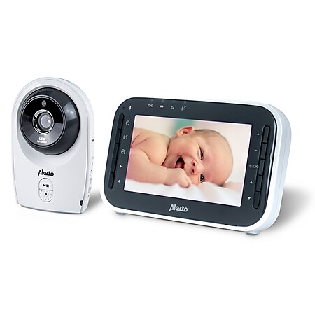 Alecto DVM-143 - Video Babyphone mit großem 4,3" Farbdisplay - Gegensprechfunktion - Temperaturanzeige - Bild 1