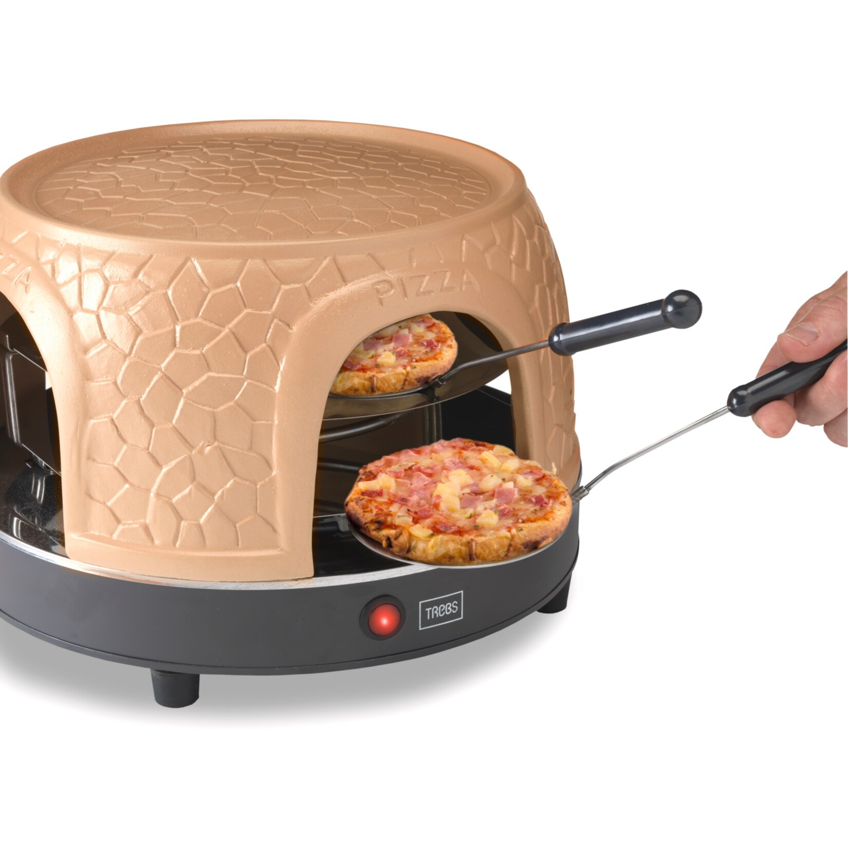 Trebs 99392 – Pizzaofen für 8 Personen – Pizza-Raclette | 08718836263453
