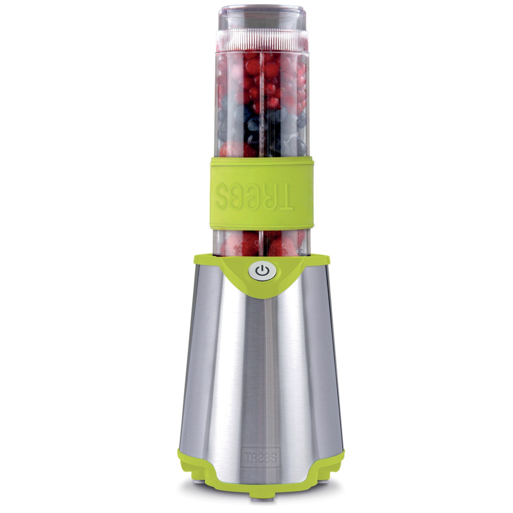 Trebs 99331 – Smoothie Maker mit 2 Trinkbechern – Edelstahl – 300 Watt | 08718836262821