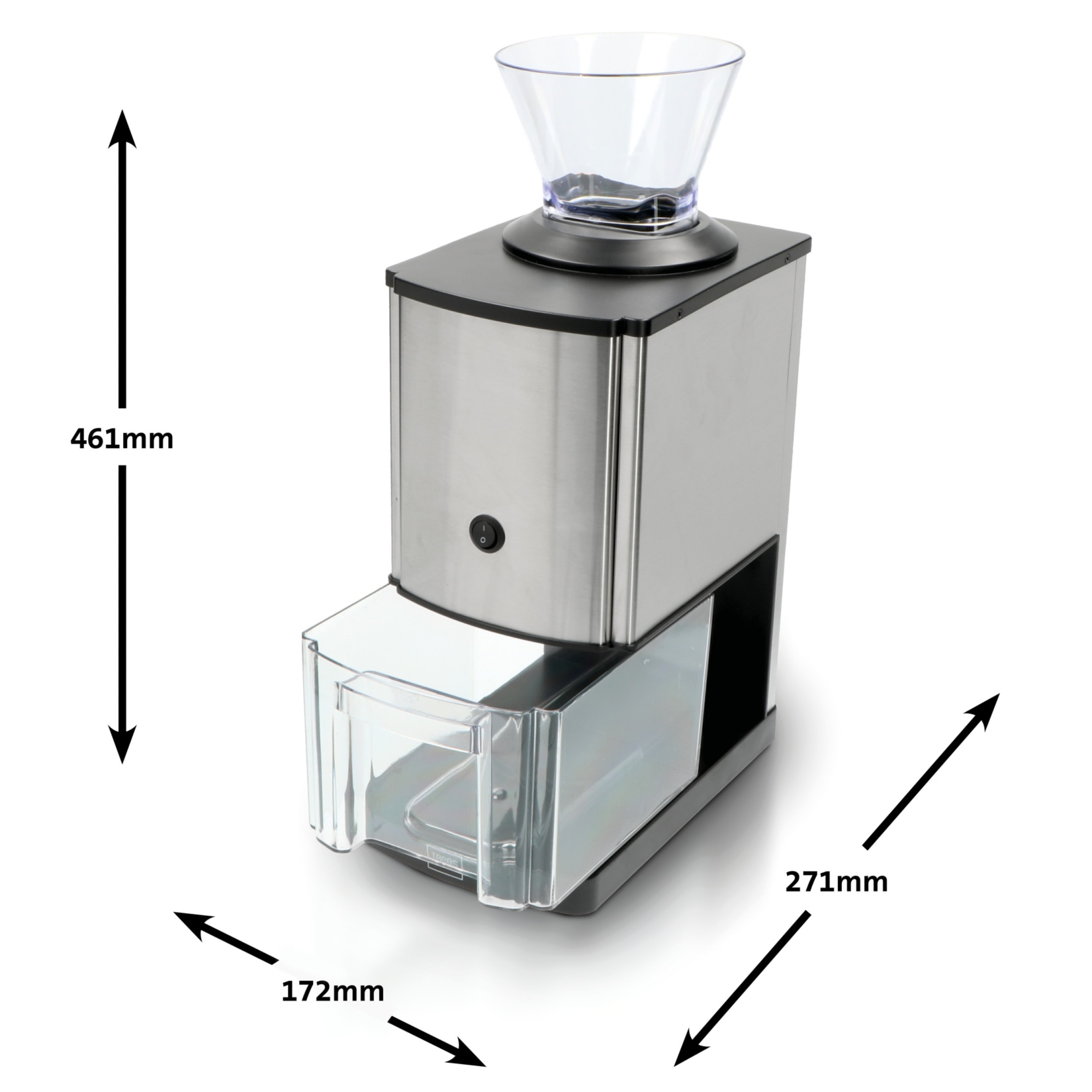 Trebs 21114 - Edelstahl Eiscrusher - 3 kg Fassungsverm&ouml;gen - Bild 1