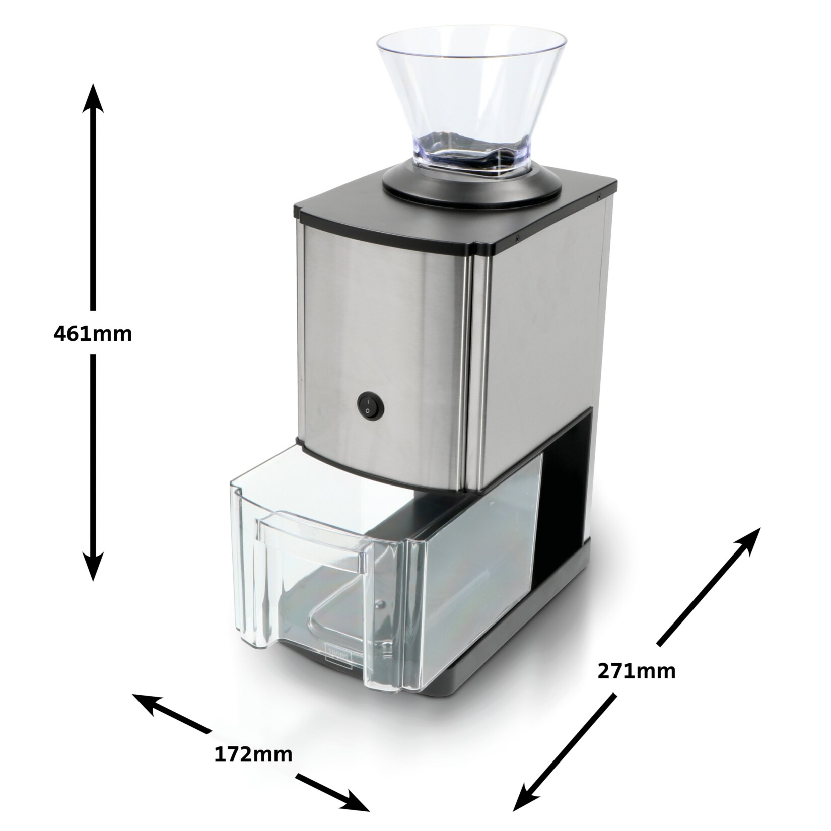 Trebs 21114 – Edelstahl Eiscrusher – 3 kg Fassungsvermögen | 08717964990231