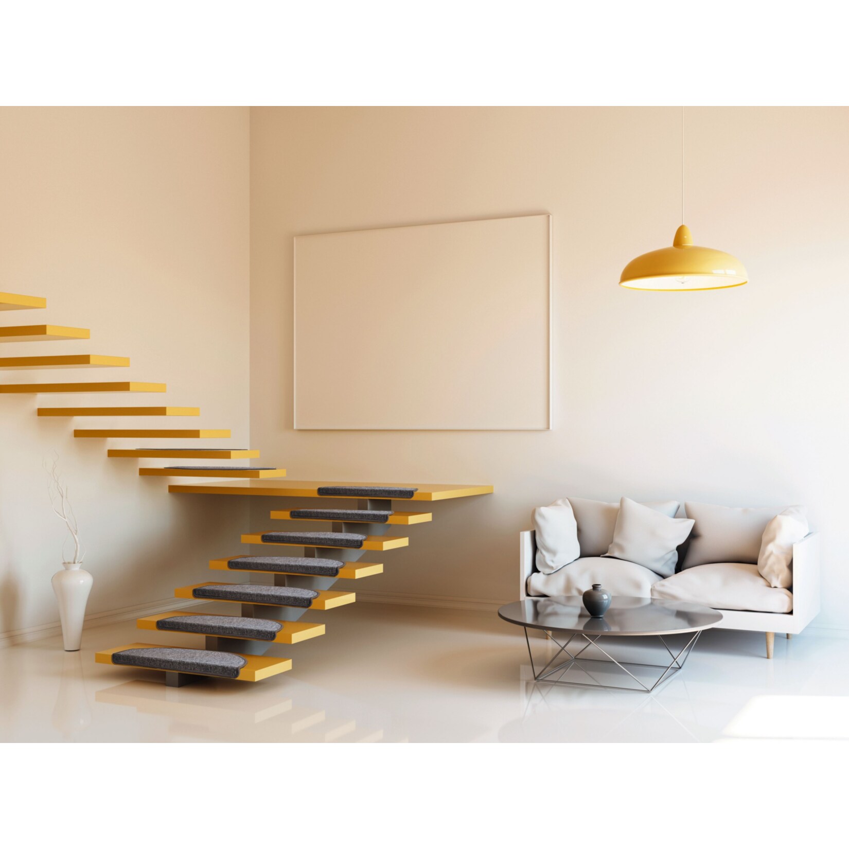 Stufenmatten 15 tlg - anthrazit - Bild 1