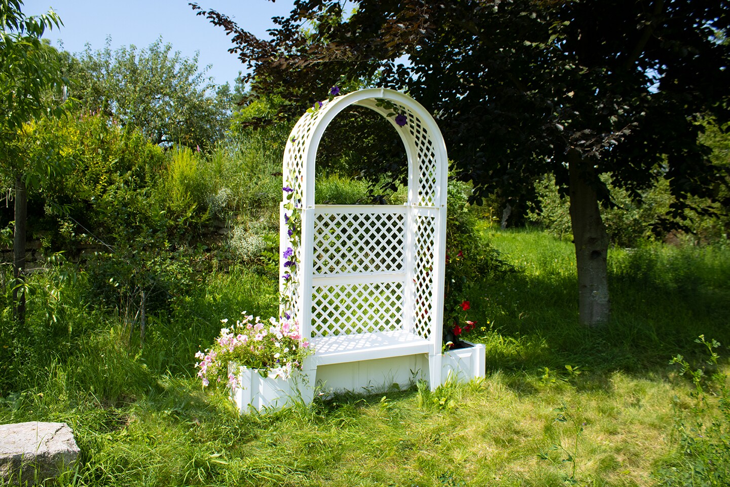 Gartenbank "Amsterdam", wei&szlig; - Bild 1