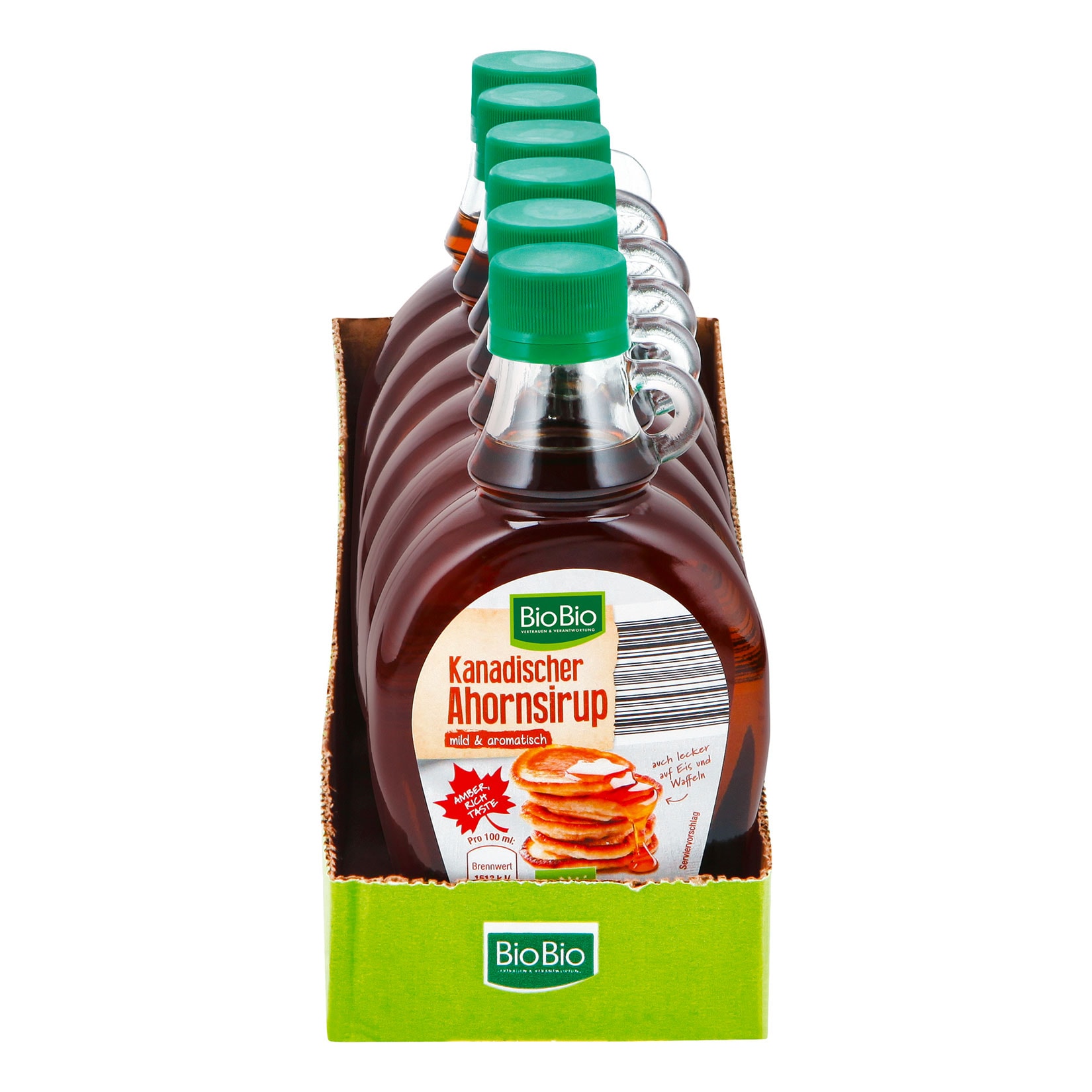 BioBio Ahornsirup 250 ml, 6er Pack - Bild 1