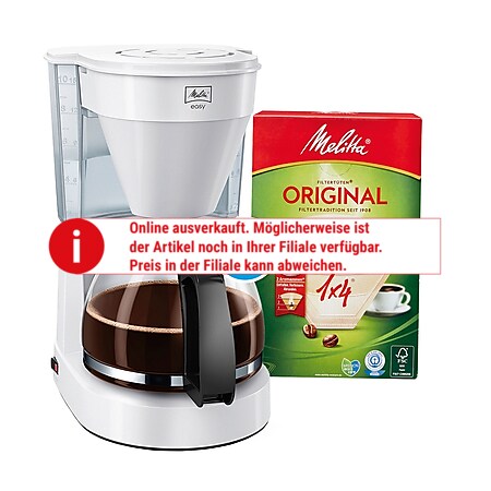 Melitta Kaffeemaschine Easy II weiß 1023-01 online kaufen bei Netto
