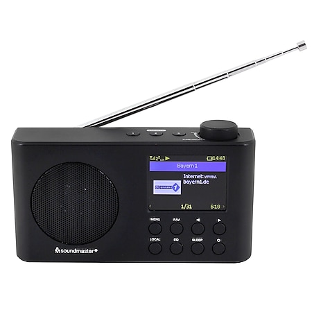 Soundmaster IR6500SW portables Internetradio mit Akku und Farbdisplay - Bild 1
