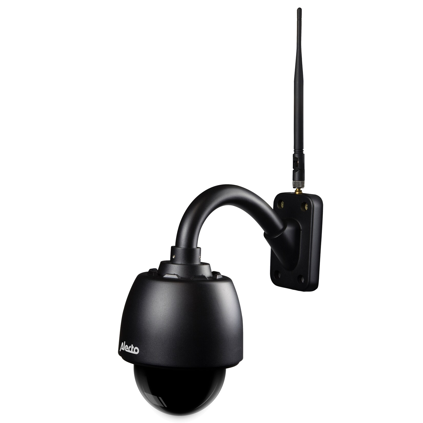 Alecto Ferngesteuerte Outdoor WLAN-Kamera DVC-255IP, schwarz | 08712412676255