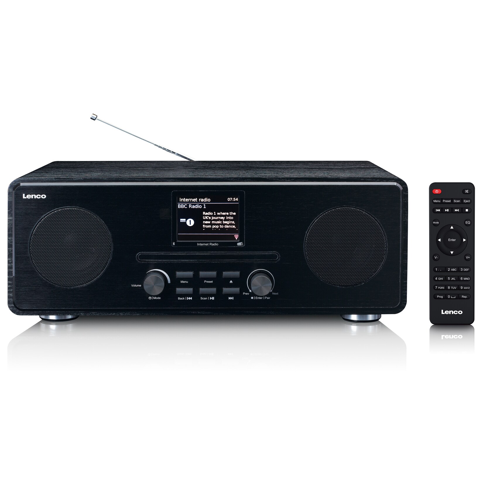Lenco Internetradio DIR-260 mit DAB+, Bluetooth und CD-Player | 08711902043294