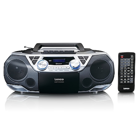 Lenco XXL DAB+ Radiorekorder SCD-720SI mit CD, Kassette, Bluetooth und USB - Bild 1