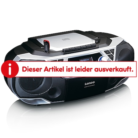 Lenco XXL DAB+ Radiorekorder SCD-720SI mit CD, Kassette, Bluetooth und USB  online kaufen bei Netto