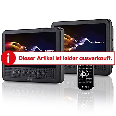 Lenco Tragbares DVD-Player Set MES-212 mit 2 x 7"-Monitoren - Bild 1