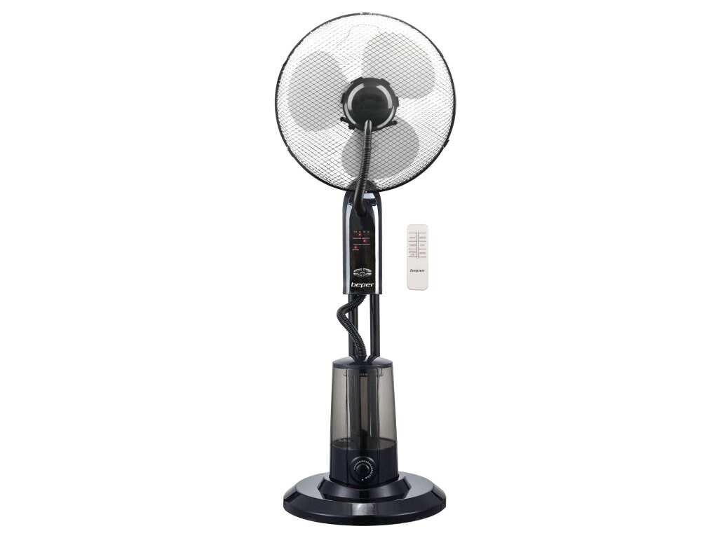 Beper VE.502 leistungsstarker Standventilator mit Vernebler Sprühnebel 42cm Ventilator 75W