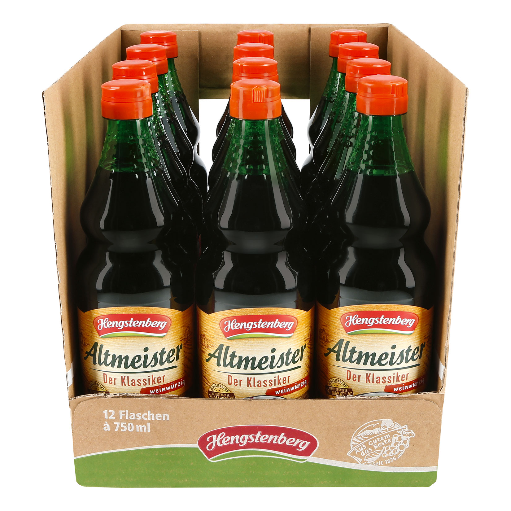 Hengstenberg Altmeister Essig 750 ml, 12er Pack - Bild 1