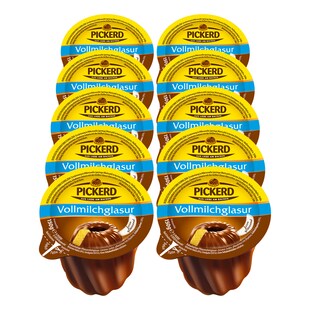 Pickerd Vollmilchglasur 150 g, 10er Pack - Bild 1