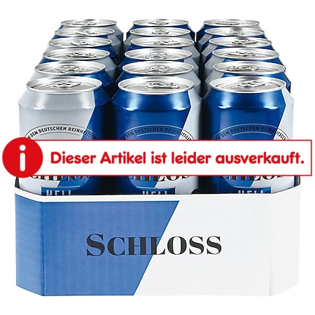 Schloss Hell 4,7 % vol 0,5 Liter Dose, 18er Pack - Bild 1