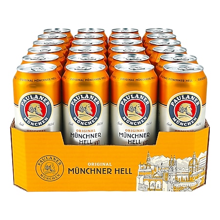 Paulaner Münchner Hell 4,9 % vol 0,5 Liter Dose, 24er Pack - Bild 1