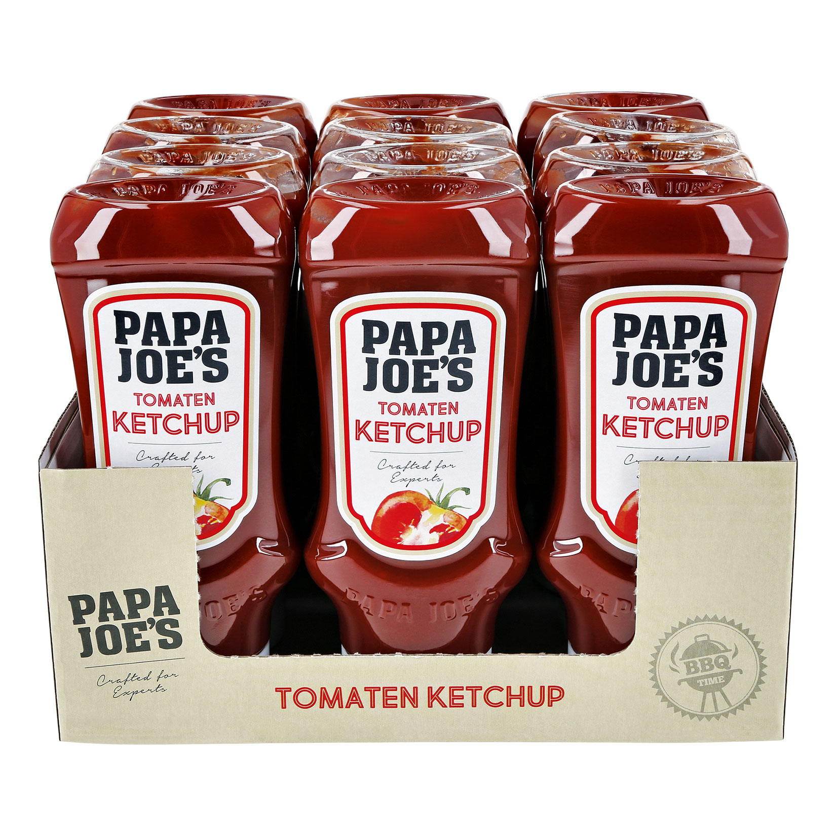 Papa Joes Tomaten Ketchup 500 ml, 12er Pack - Bild 1