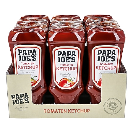 Papa Joes Tomaten Ketchup 500 ml, 12er Pack - Bild 1