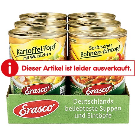 Erasco Eintopf 400 g, verschiedene Sorten, 6er Pack - Bild 1