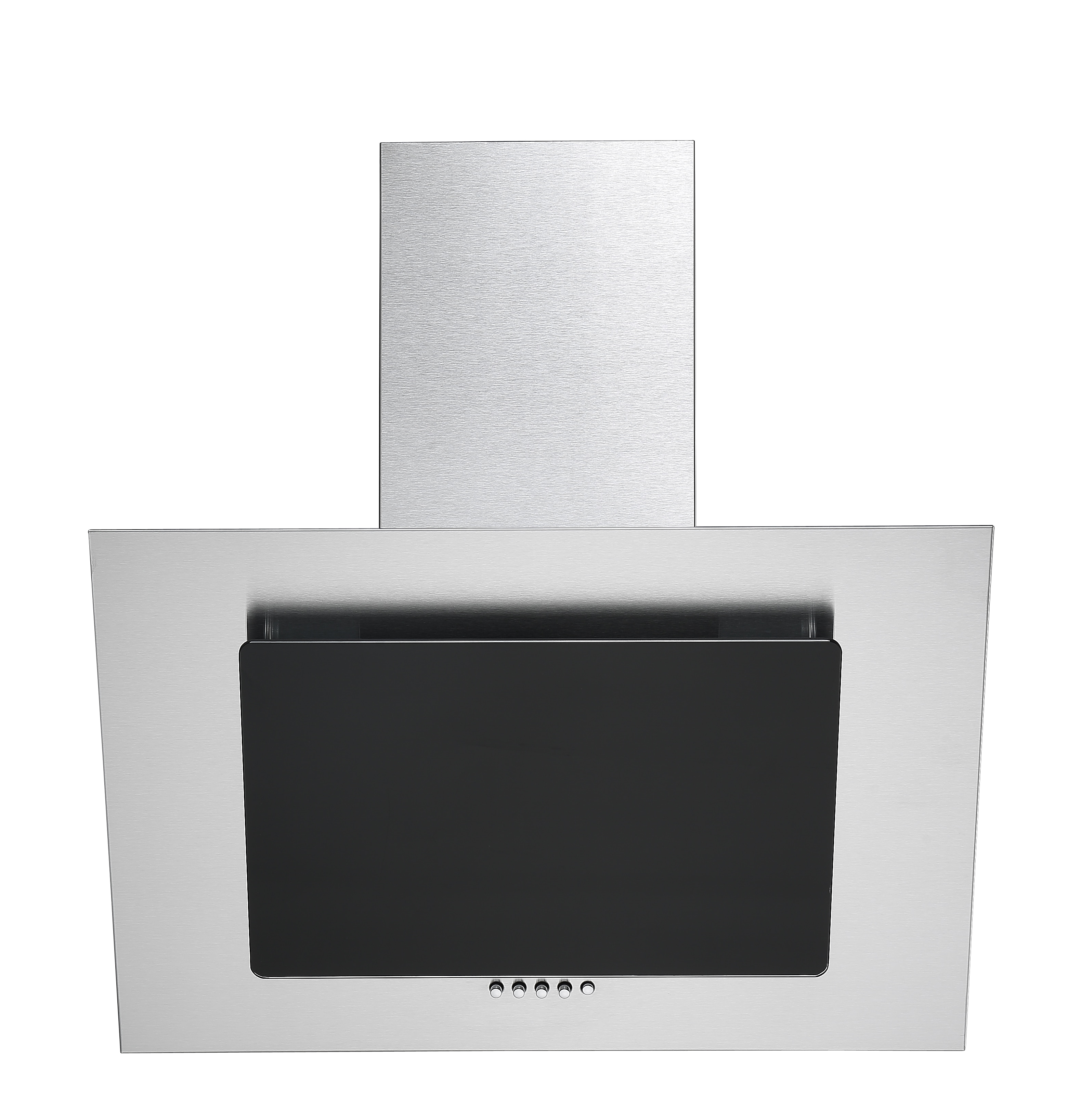 respekta Schräghaube 60 cm Edelstahl/Schw. CH 2060 SBM | 04260641227556