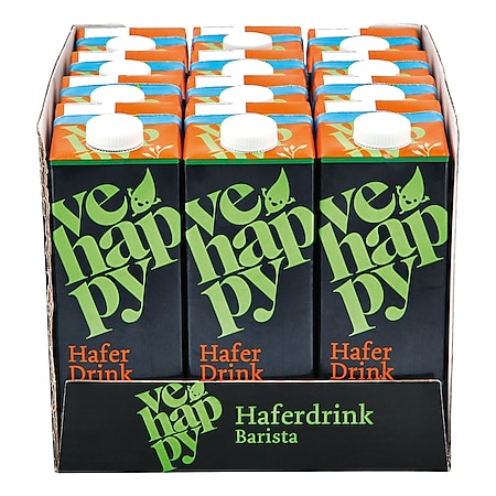 vehappy Hafer Drink Barista 1 Liter, 12er Pack - Bild 1