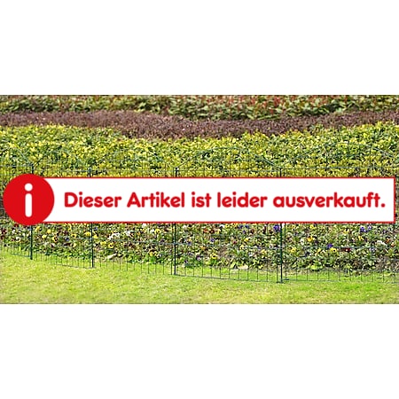 HC Garten & Freizeit Teichzaun Oberbogen Komplettset, dunkelgrün - Bild 1