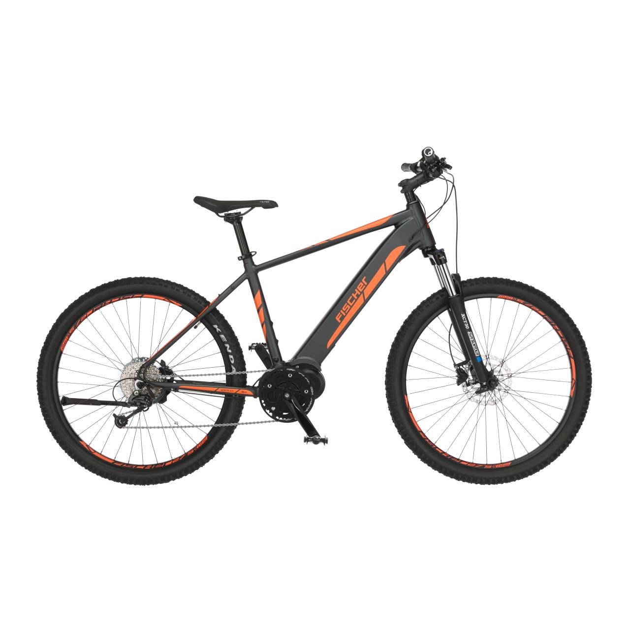 Fischer e-bike MTB He27,5 Montis 4.0i 418 48, grau mit orange - Bild 1