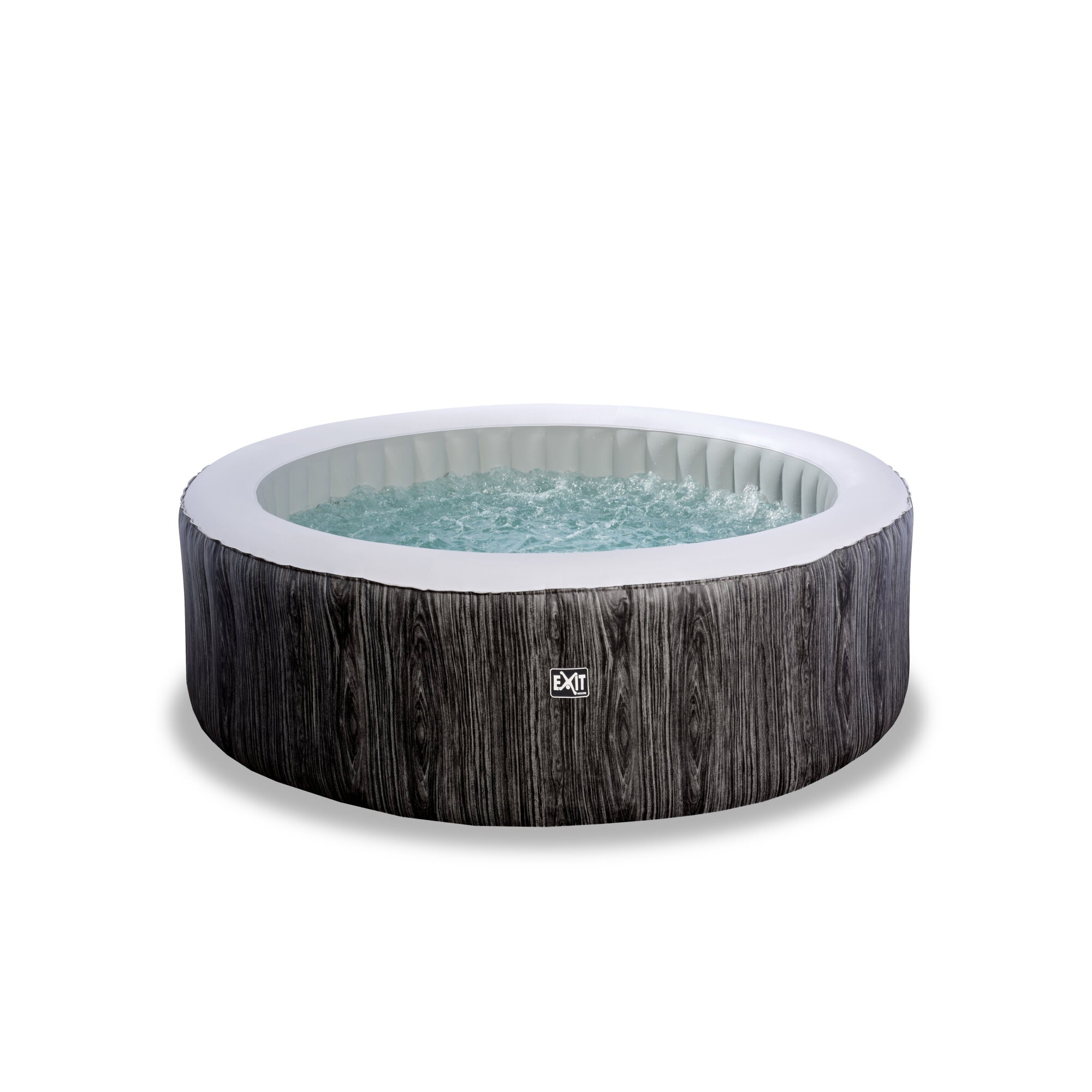 EXIT Wood Deluxe Spa Whirlpool &oslash;204x65 cm, grau - Bild 1
