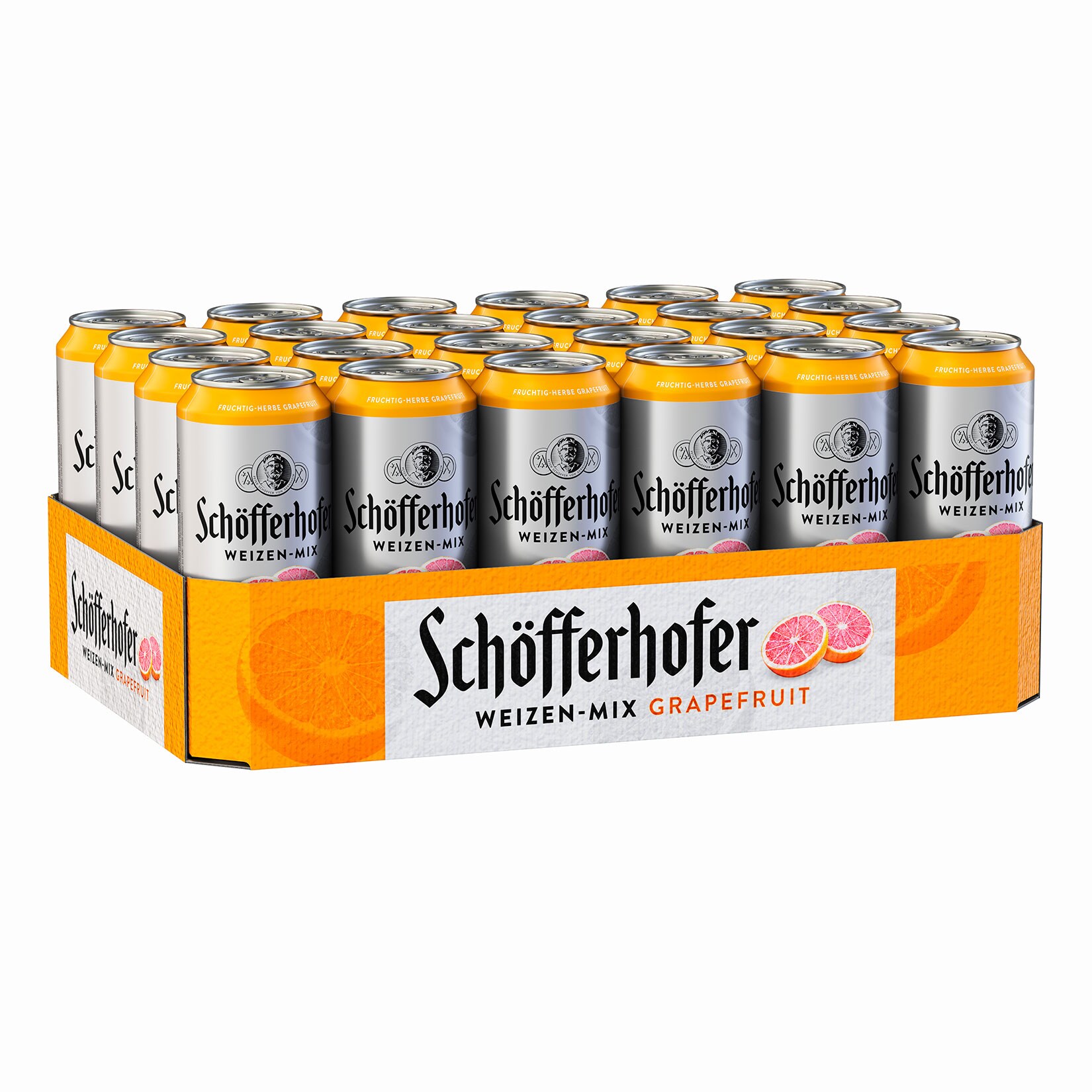 Sch&ouml;fferhofer Grapefruit 2,5 % vol 0,5 l Dose, 24er Pack - Bild 1