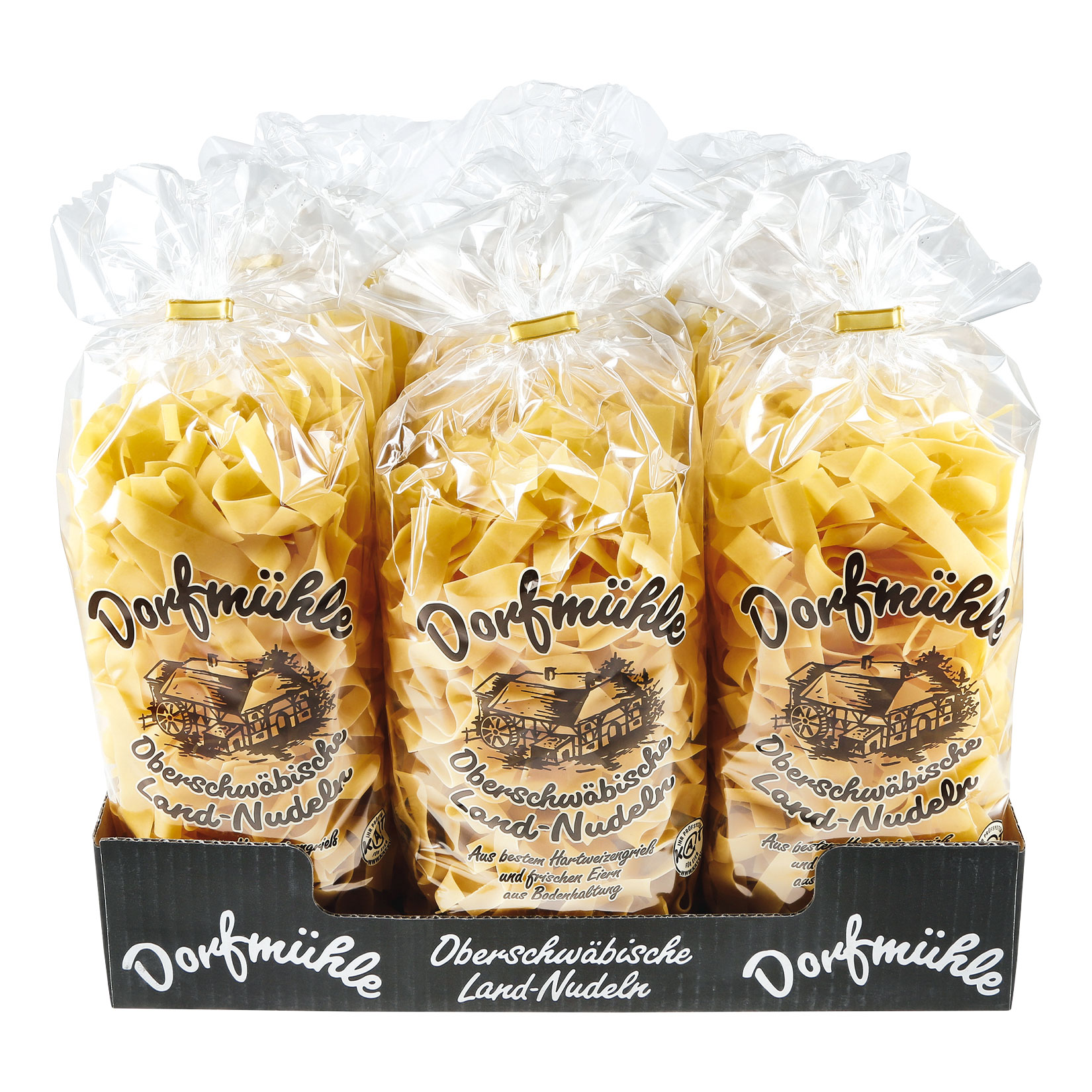 Dorfm&uuml;hle Bandnudeln 500 g, 12er Pack - Bild 1