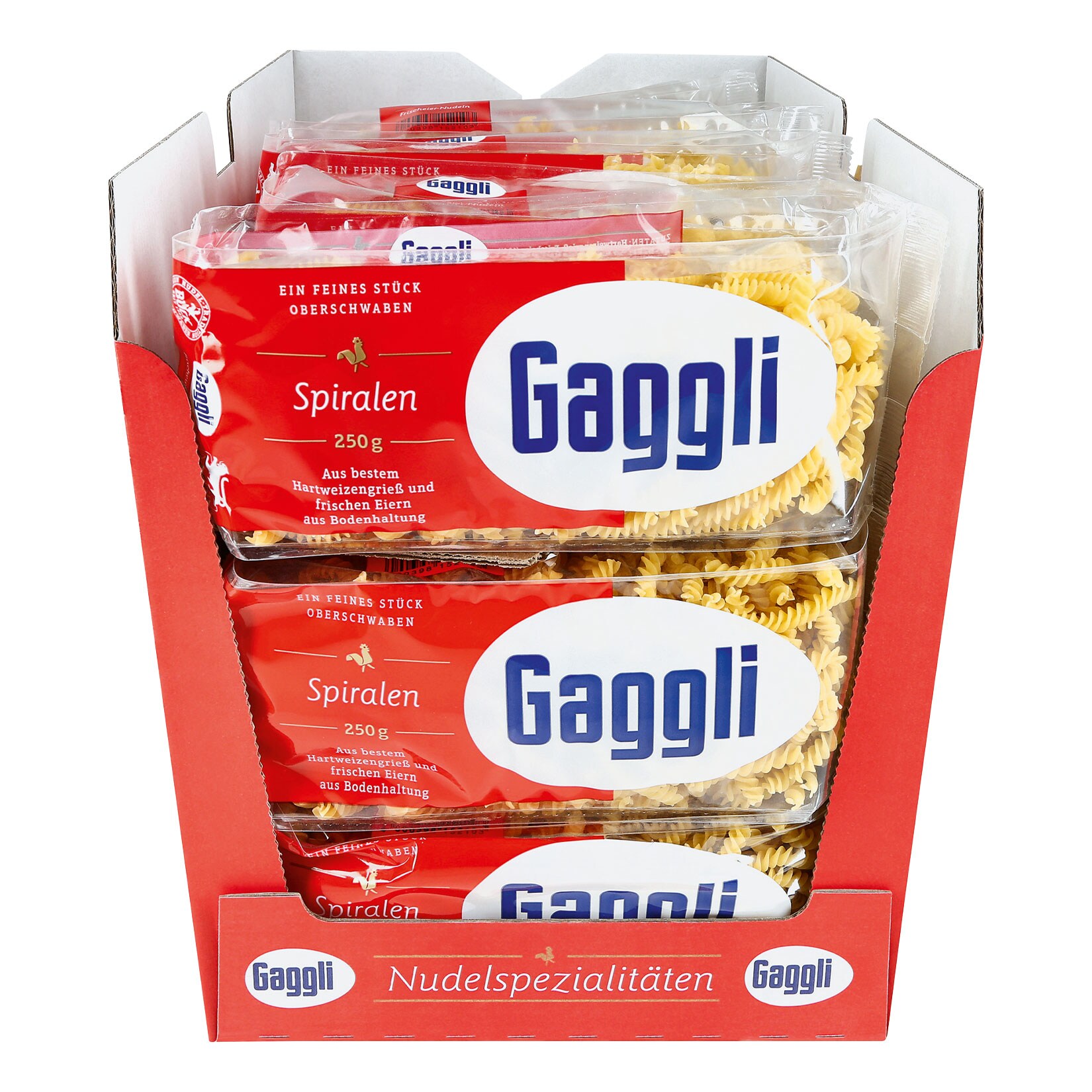 Gaggli Spiralen 250 g, 18er Pack - Bild 1