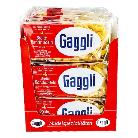 Gaggli Bandnudeln 250 g, 18er Pack - Bild 1
