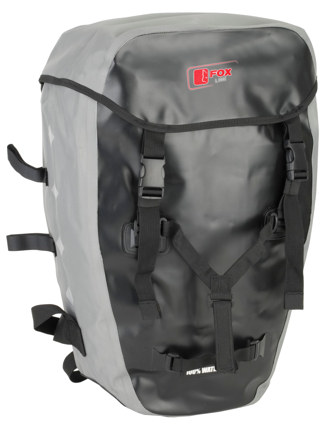 Fox Line Rucksack, schwarz / grau - Bild 1