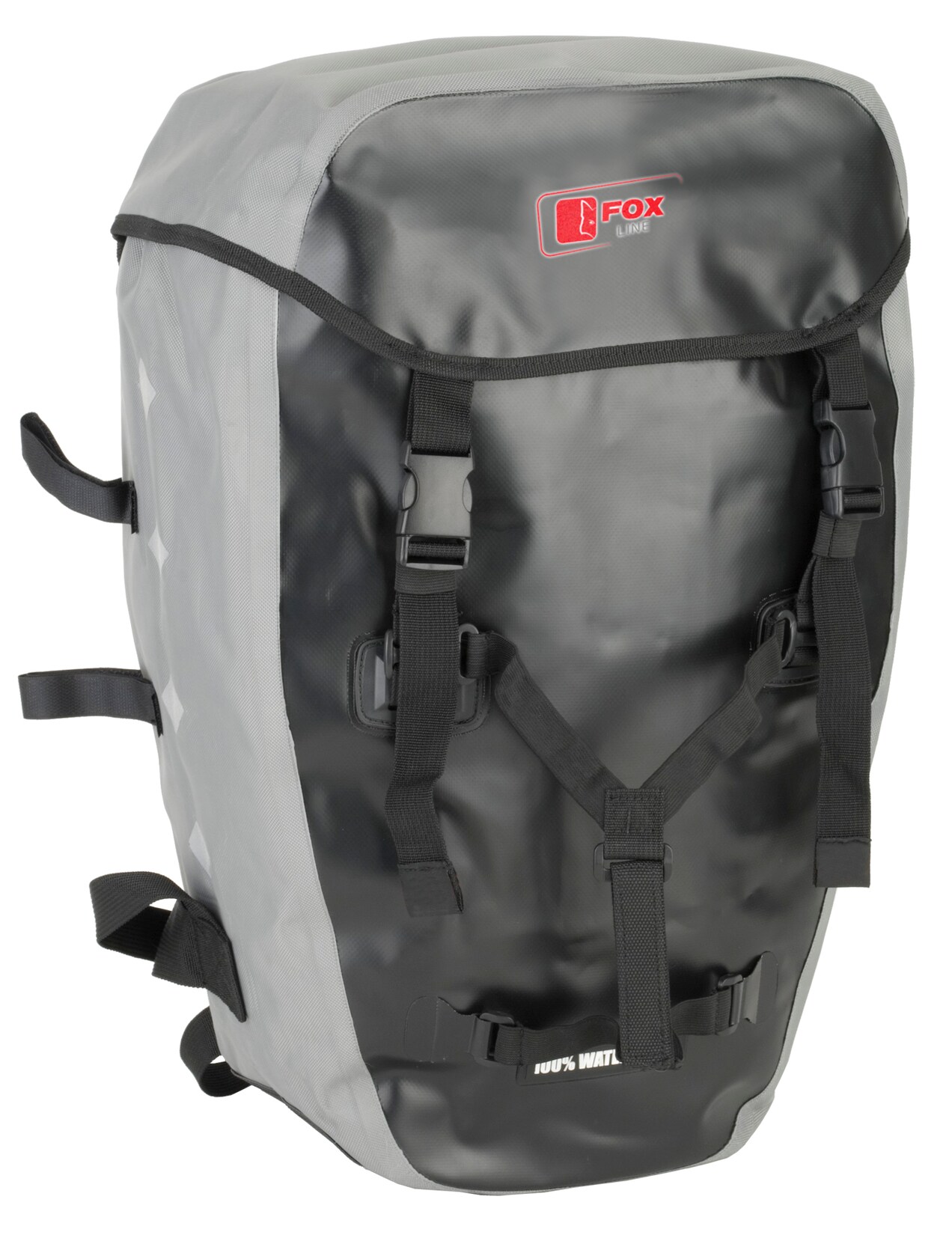 Fox Line Rucksack, schwarz / grau | 04028189641445