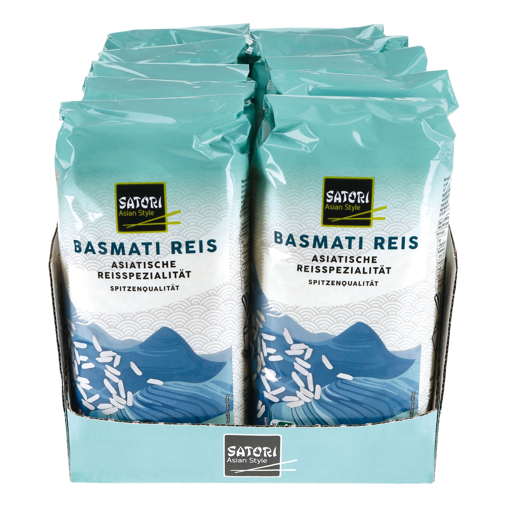 Satori Basmatireis 1 kg, 10er Pack - Bild 1