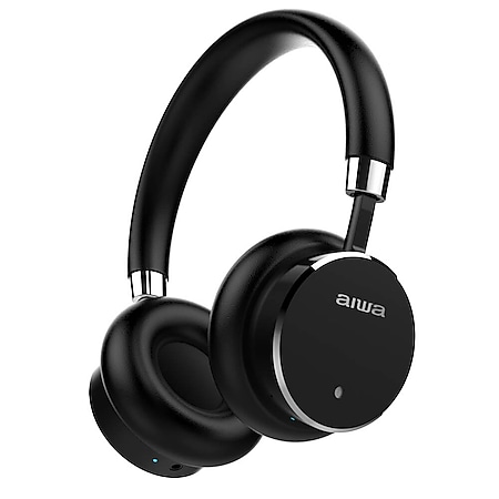 Aiwa HSTBTN-800BK Bluetooth Over-Ear Kopfhörer schwarz kabellos ANC Geräuschunterdrückung - Bild 1